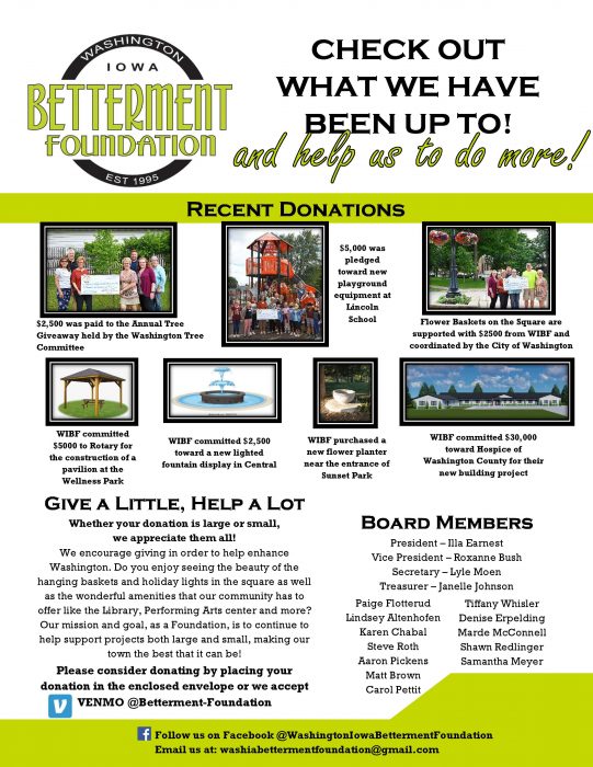 Betterment Foundation Flyer March 2022 541x700