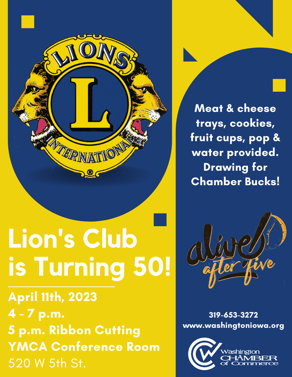 Lion's Club is Turning 50! - City of Washington, Iowa