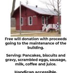 Rubio Community Building Pancake Breakfast Fundraiser