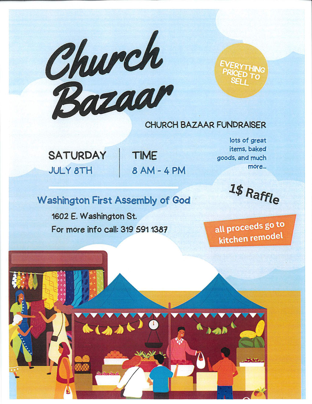 Church Bazaar at Washington First Assembly of God